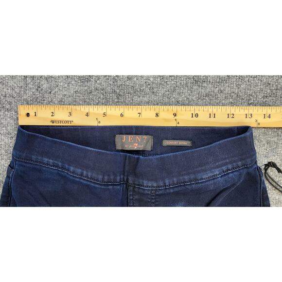 7 for All Mankind Jeans Womens 4 Blue Jen 7 Classic Midnight Comfort Skinny - Picture 4 of 14